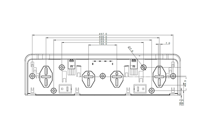 Valstybinio numerio ženklo rėmelis su LED apšvietimu FRISTOM FT-264 LED M15