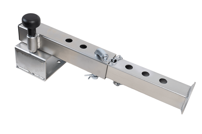 UNITRAILER JL1 ištraukiama alkūninio veleno atrama 1500 kg bortinei priekabai 346–576 mm