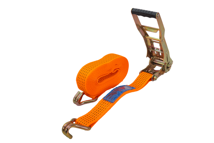 UNITRAILER ERGO 8m/50mm/5t oranžinė transportavimo juosta su įtempikliu