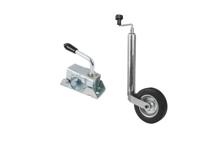 Žokėjaus ratas su spaustuku KNOTT TK48+LB48 150kg 48mm 480-700mm