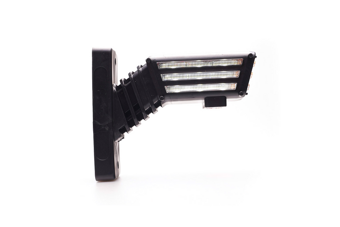 WAŚ 2550L W297.3.1 SPOT LED kairysis gabaritinis žibintas ant trumpos kojelės
