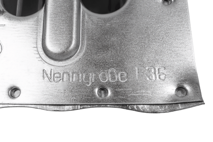 KNOTT G36 ratų kaladėlė, metalinė, aukštis: 150 mm