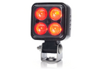 Saugos žibintas WAŚ 2244 W267 LED įspėjamoji lemputė raudona