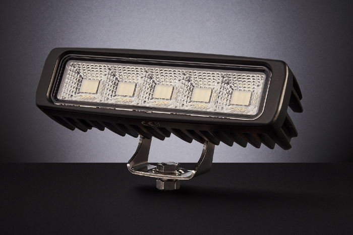 LED darbo žibintas su atšvaitu TT TECHNOLOGY BLACK TT.13445 45xLED 3120lm stačiakampis