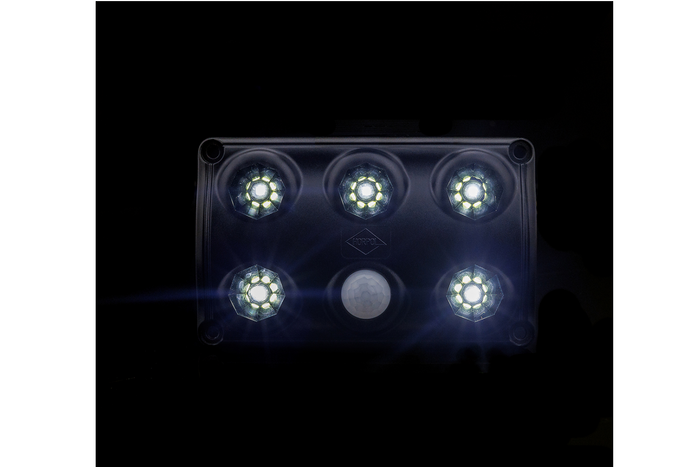 HORPOL LWD2156/CZ LED 900lm juodas automobilio salono žibintas su judesio jutikliu