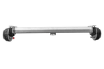 AL-KO COMPACT stabdoma ašis priekabai / vilkikui 1350kg 1260mm 1630mm 4x100