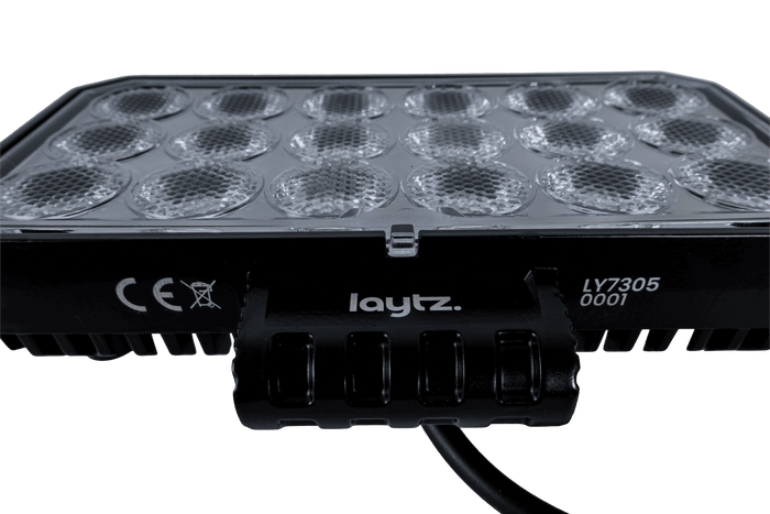 LED darbo žibintas su reflektoriumi LAYTZ LY7305 72xLED 7000lm stačiakampis