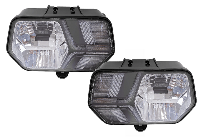 ASPÖCK LuxLED II LED priekiniai žibintai, 7 funkcijų, 6 kontaktų, DEUTSCH DT06-6S, kairė ir dešinė