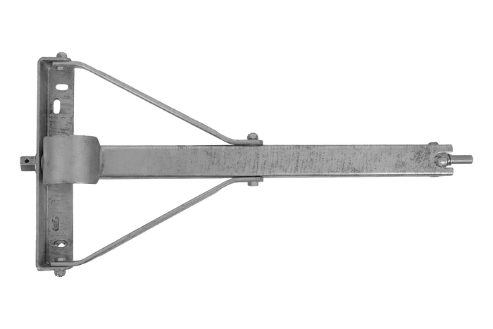 KNOTT 6X1197.007 ištraukiamas kampinis stabilizatorius priekabai 1100kg 498mm