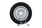 Atsarginis ratas priekabai su laikikliu PADANGA WANDA 155/70 R13 79N RIM TRAILER TOP 4Jx13"H2 4x100 ET:30
