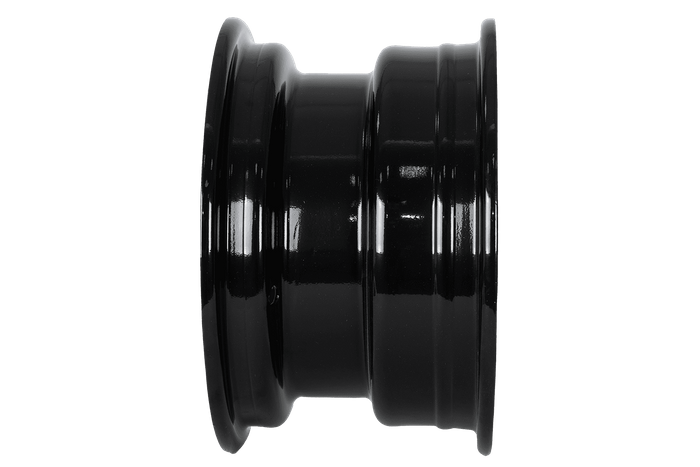 Plieninis ratlankis priekabai UNITRAILER black 6Jx10"H2 5x112 ET:-4